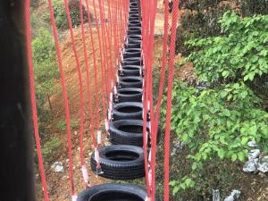 我們為某景區建造的叢林穿越案例